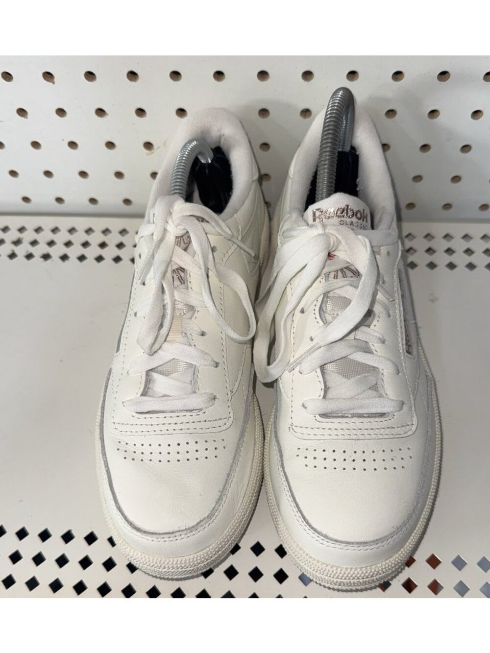 Reebok Club C 85 Vintage Womens Leather Athletic Shoes Sneakers Size 7.5 White - Picture 4 of 8